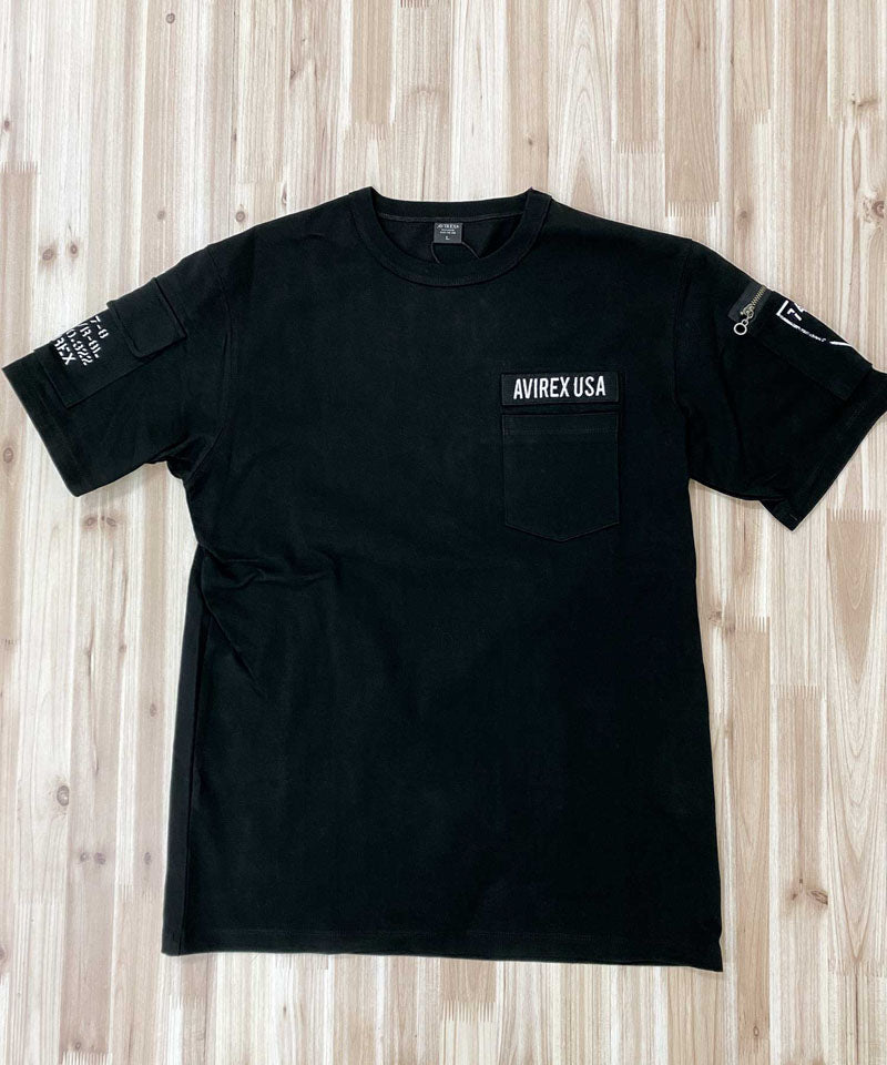 AVIREX アヴィレックス 半袖 ファティーグ Tシャツ 綿100