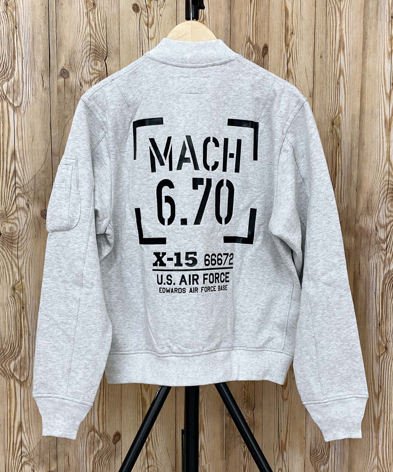 AVIREX アヴィレックス スウェット 裏起毛 バックプリント SWEAT