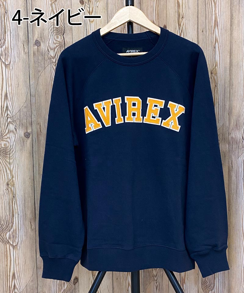 AVIREX スウェット 黒 長袖 WEB&DEPOT限定》REMODEL DESIGN STAND ZIP SWEAT / リモデル