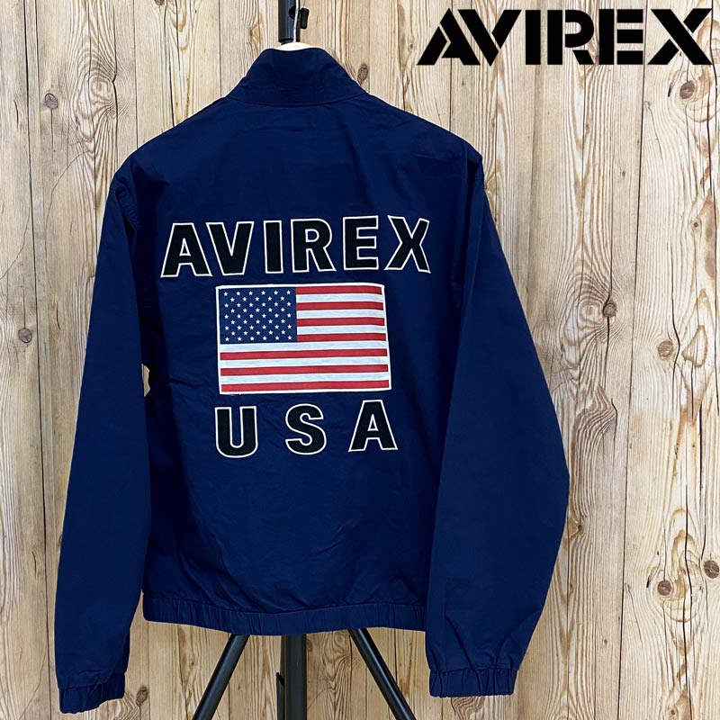 AVIREX アビレックス スタンドカラー　ジャケット AVIREX アヴィレックス STAND FULL ZIP JACKET U.S. FLAG