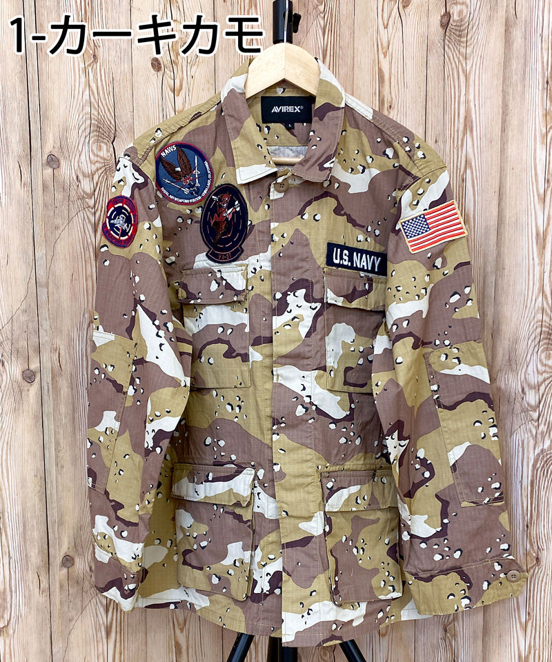 AVIREX 迷彩柄 U.S. NAVYジャケット 2XL AVIREX MA-1ジャケット 迷彩柄