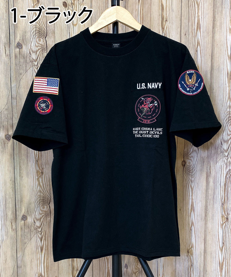 AVIREX SQ DUST DEVILS PATCH 半袖Tシャツ AVIREX アヴィレックス SQ DUST DEVILS PATCH 半袖Tシャツ – TopIsm