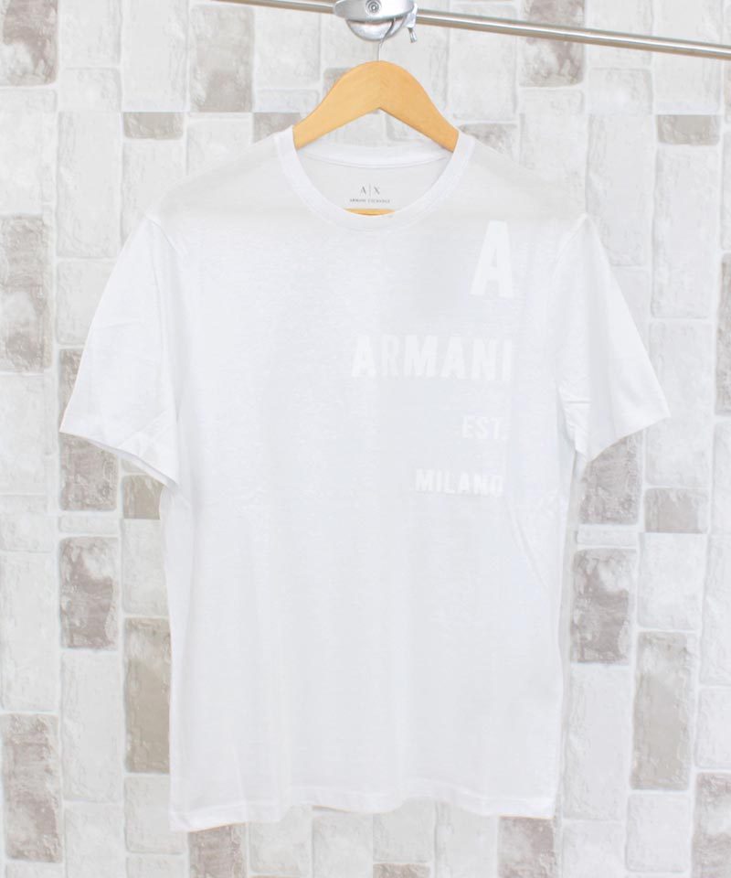 【A/X Armani Exchange】ラージ ロゴ クルーネック Tシャツ ♪ ARMANI EXCHANGE tシャツ 「A|X アルマーニ エクスチェンジ