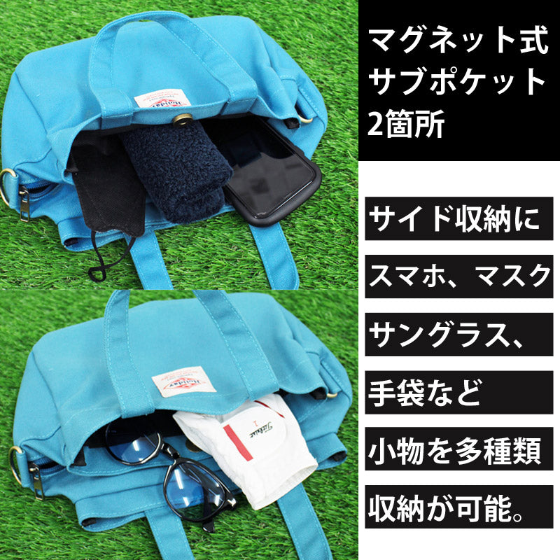 Amazon.co.jp: [CASUALINASE] ミニバッグ ミニトートバッグ ゴルフ カートバッグ ラウンドバッグ メンズ 2WAY  レディース キャンバス 小物 かばん 鞄 アウトドア 10-ウォッシュブラック : ファッション