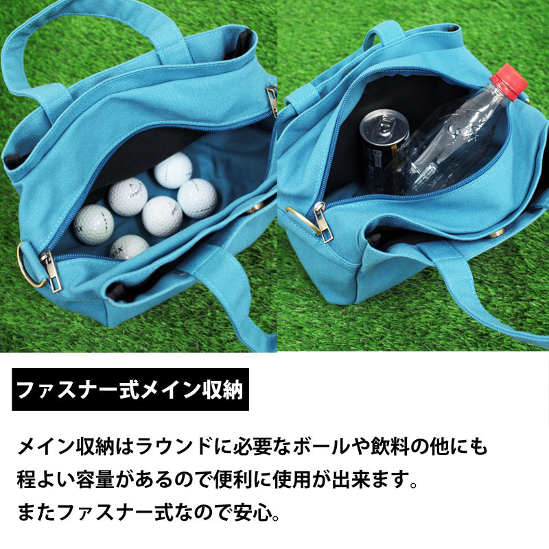 ゴルフ カートバッグ ラウンドバッグ メンズ ミニバッグ トート