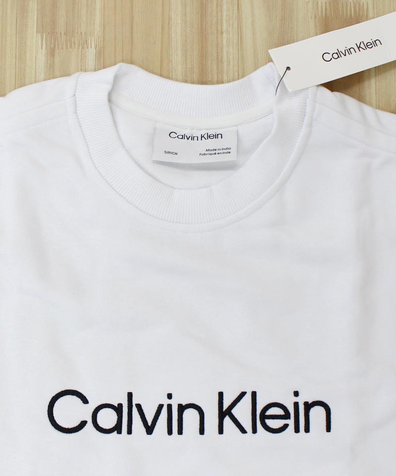 Calvin Klein カルバンクライン CK ロゴプリントクルーネック