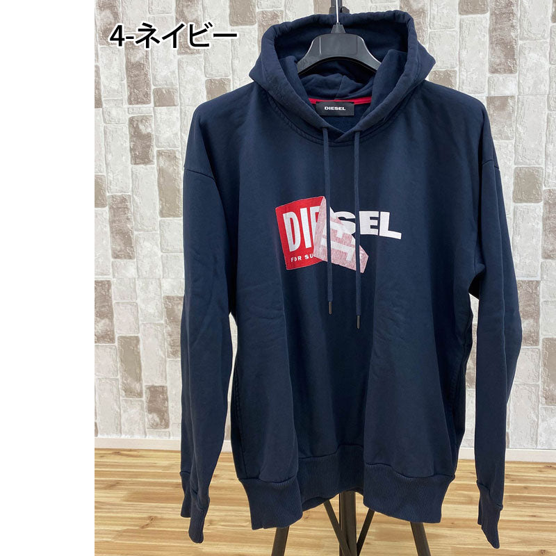 DIESEL ディーゼル Wロゴ スウェット パーカー プルオーバー – TopIsm