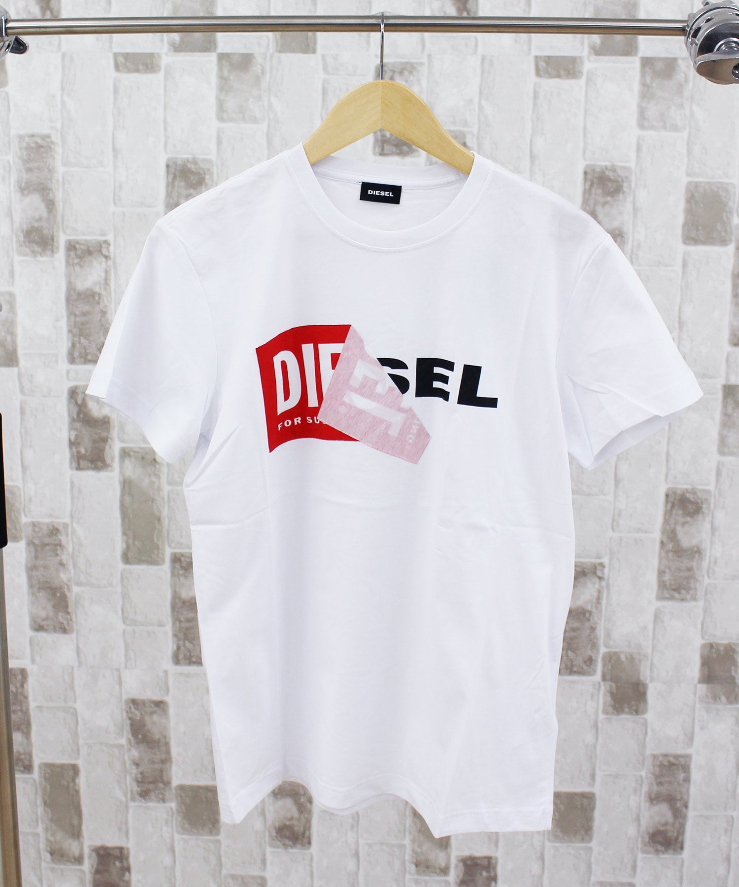 DIESEL Tシャツ T DIEGO QA T-SHIRT ホワイト M