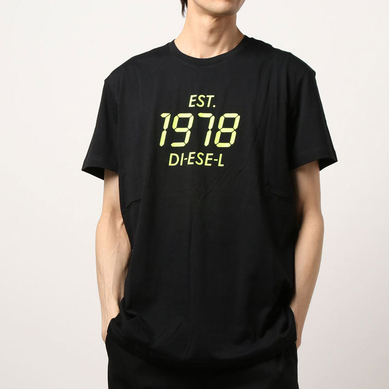 DIESEL ディーゼル ロゴプリント クルーネック 半袖Tシャツ T-DIEGOS