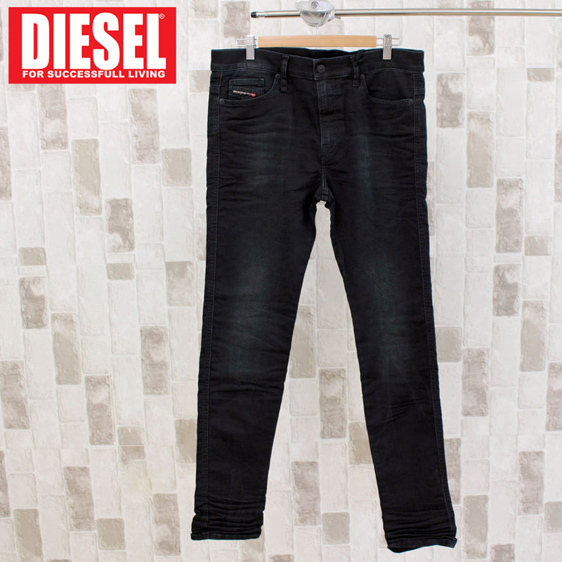 DIESEL ディーゼル デニム メンズ JOGG JEANS ストレッチ スリム ジョグデニム USED加工 スウェットデニム ジーンズ  D-REEFT-NE-069KJ