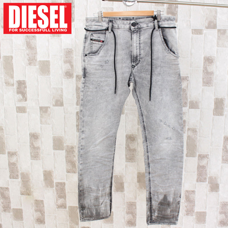 DIESEL ディーゼル デニム メンズ JOGG JEANS ジョグデニム スウェットデニム ストレッチ ダメージ ウォッシュ テーパード –  TopIsm