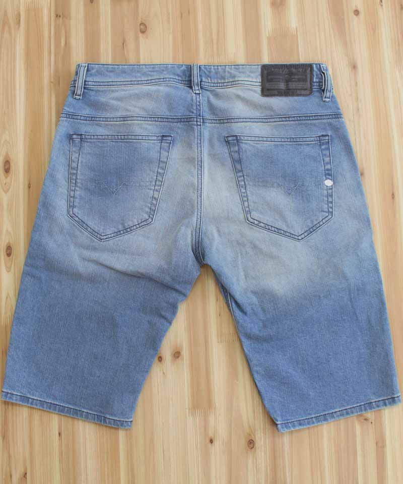 diesel ディーゼル　デニムショートパンツ　レイヤードショーツ　ハーフパンツ DIESEL ディーゼル ビッグパッチ デニムハーフパンツ D-STRUKT