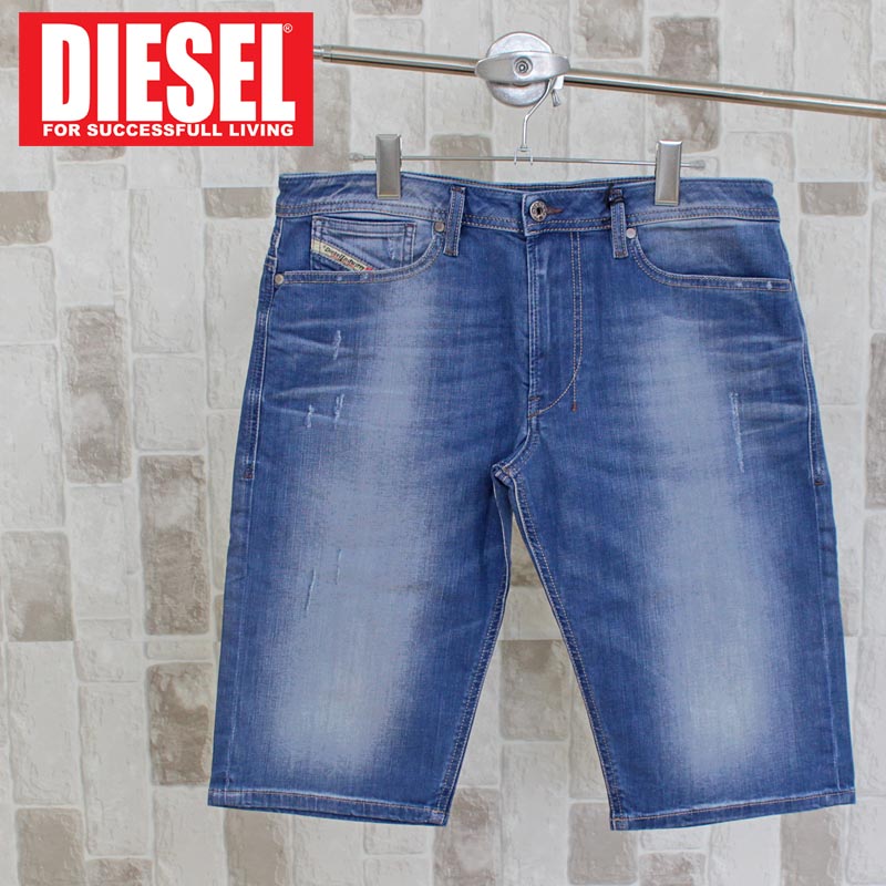 DIESEL ディーゼル デニム メンズ ハーフパンツ ストレッチ
