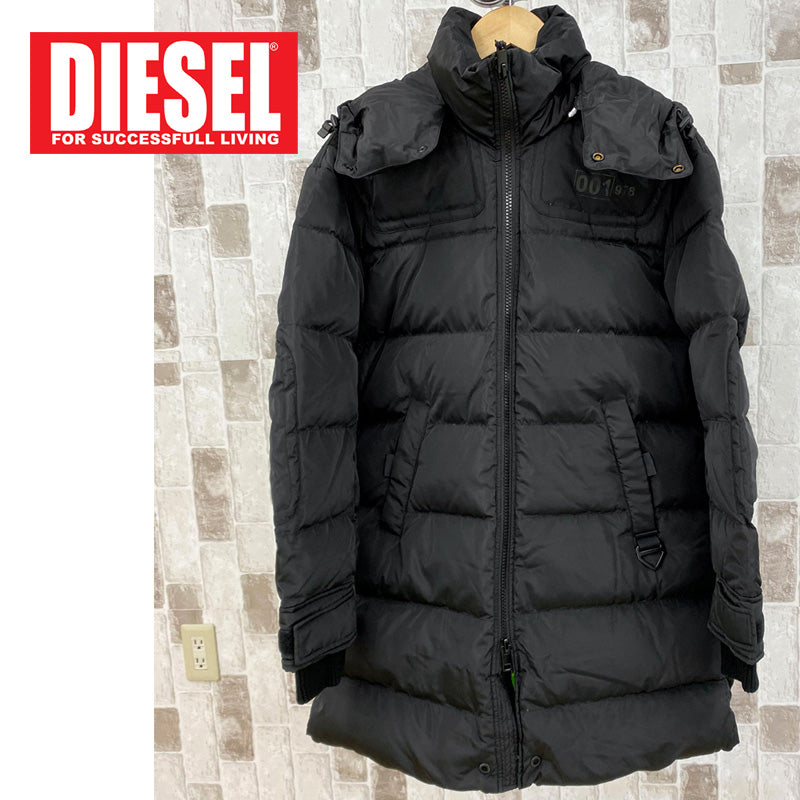 DIESEL ディーゼル メンズ コート ダウンコート ロングコート バックプリント ロゴ 2WAY W-RUSSELL-LONG 男女兼用 –  TopIsm