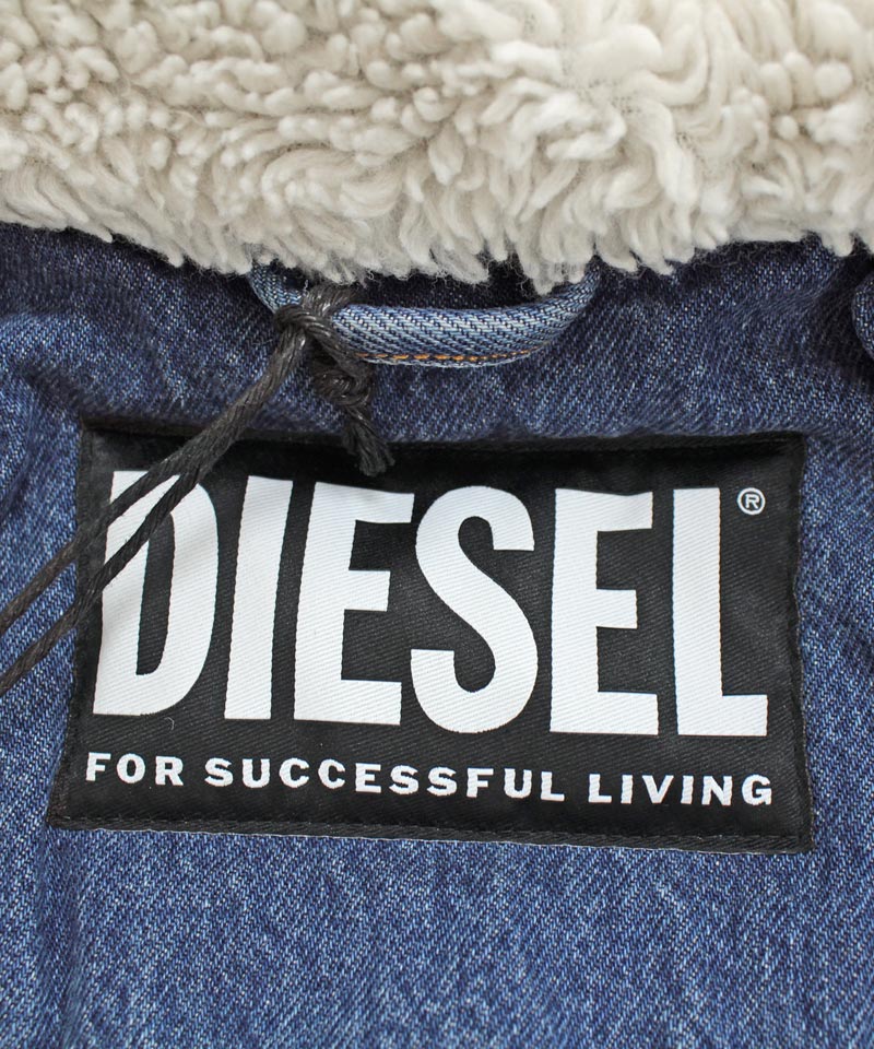 DIESEL ディーゼル メンズ ジャケット デニムジャケット ボアジャケット 裏ボア ヴィンテージUSED加工 Gジャン D-RESKY –  TopIsm