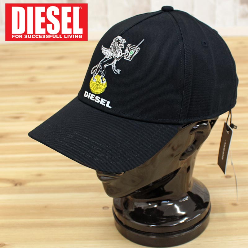 DIESEL ディーゼル キャップ ベースボールキャップ 帽子 シーズナルプリント ブランドロゴ スナップバック 黒 VE-CIDIES-L –  TopIsm