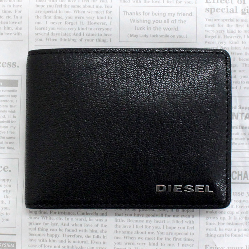 DIESEL ダークブラウン 二つ折り財布 ディーゼル 財布 DIESEL 二つ折り財布 メンズ レディース
