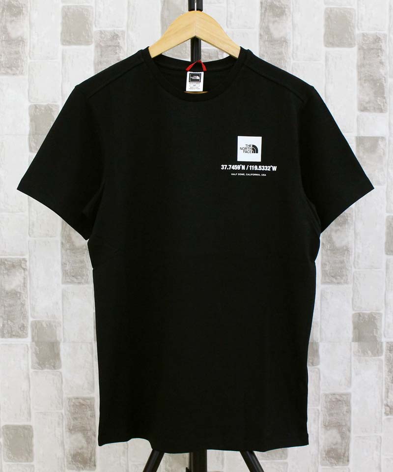 The North Face◆Coordinates backprint ロゴ Tシャツ 黒 送料込 US企画 The North Face Coordinates Tee - New York Storage