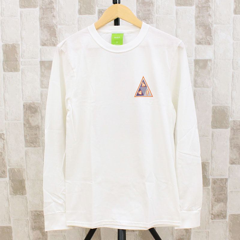 HUF ハフ ハイ アドベンチャー バックプリント ロングスリーブT