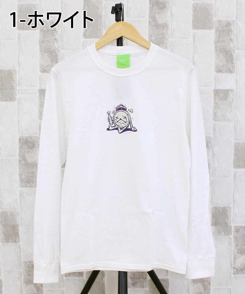 驚きの安さ ハフ HUF フロントロゴ ロングスリーブTシャツ ウェイストタイム トップス
