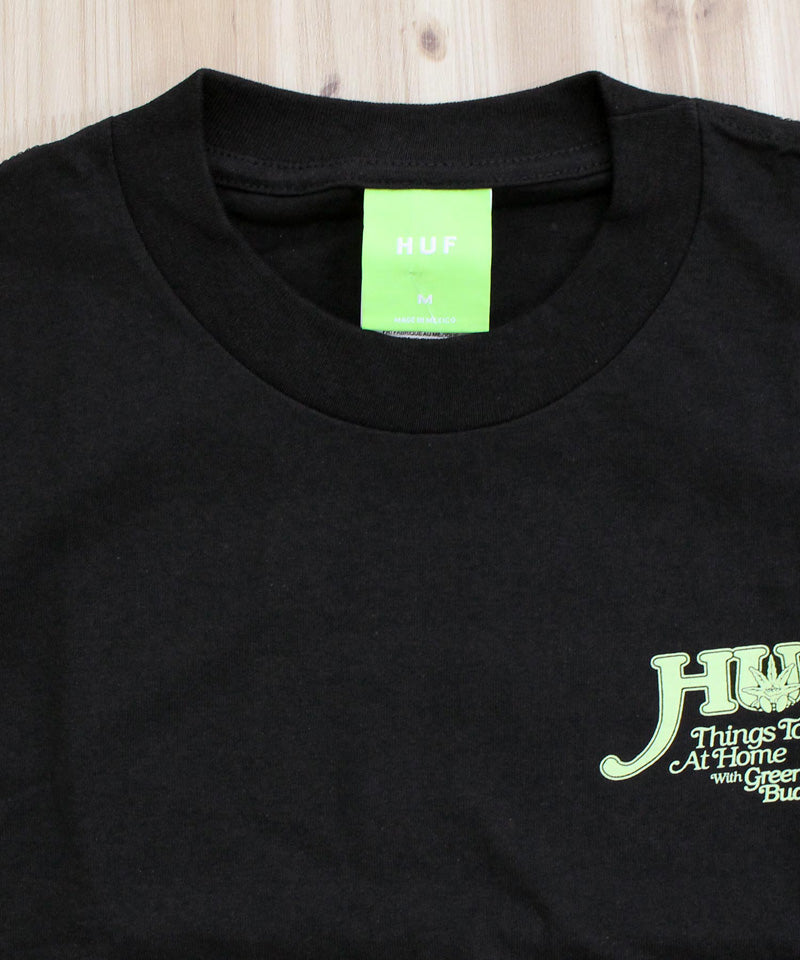 HUF ハフ アットホームグリーンバディ バックプリント ショート HUF ハフ アットホームグリーンバディ バックプリント ショート