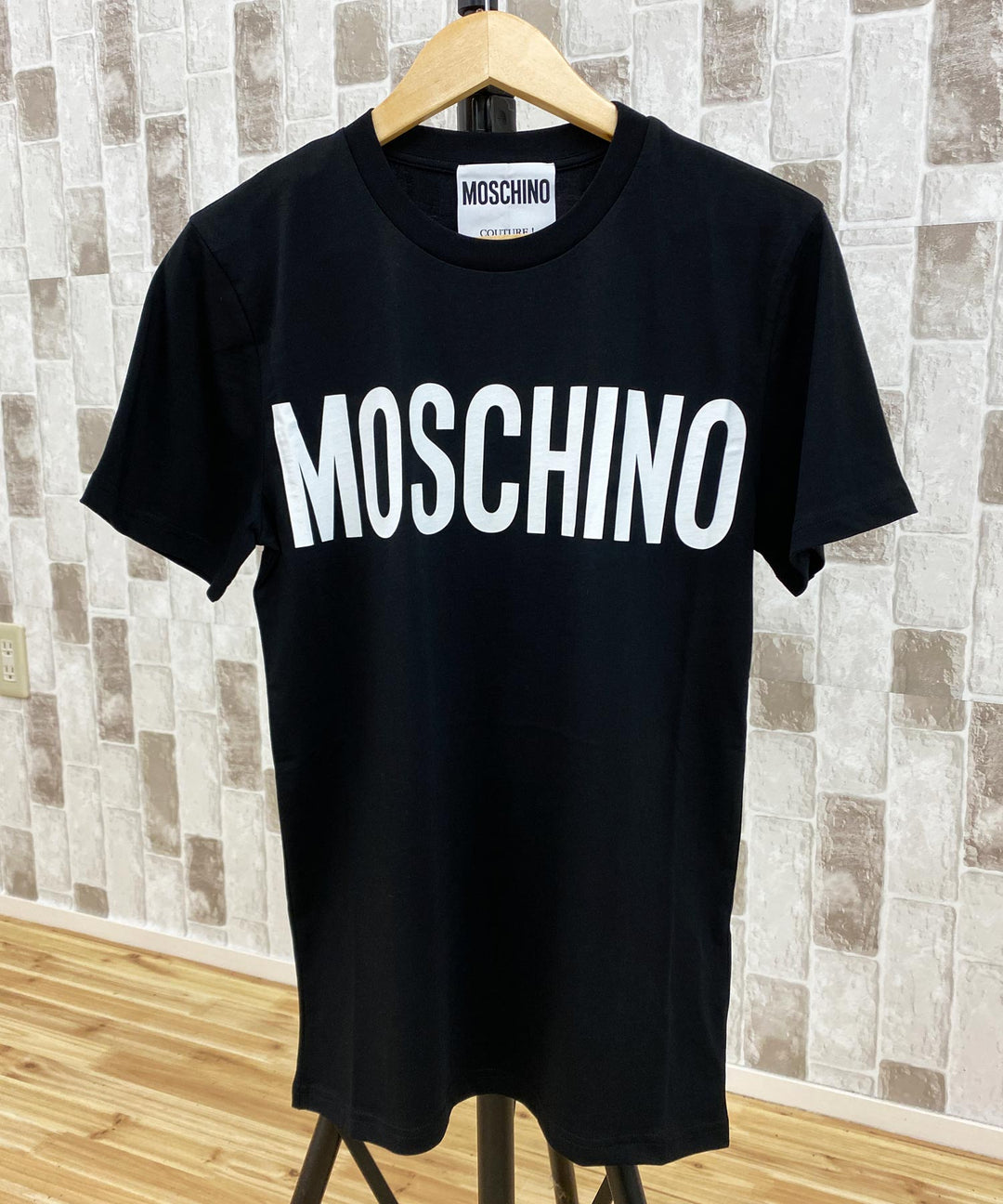 Franco Moschino フランコ・モスキーノ 半袖ロゴTシャツ COUTURE! クチュール BLACK – TopIsm