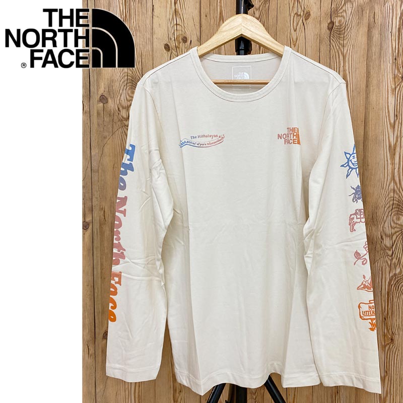 THE NORTH FACE ノースフェイス スリーブロゴ ヒマラヤンボトル クルーネックロングTシャツ – TopIsm