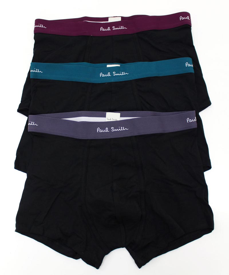 Paul Smith ポールスミス 3PACK ウエストロゴ コットン