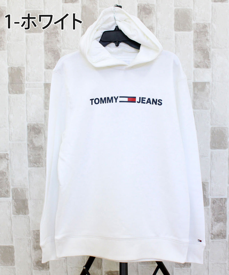 TOMMY JEANS トミージーンズ フロントロゴ 裏起毛 スウェットパーカー