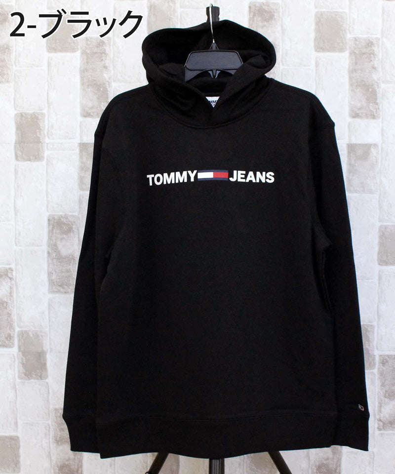 TOMMY JEANS トミージーンズ フロントロゴ 裏起毛 スウェットパーカー