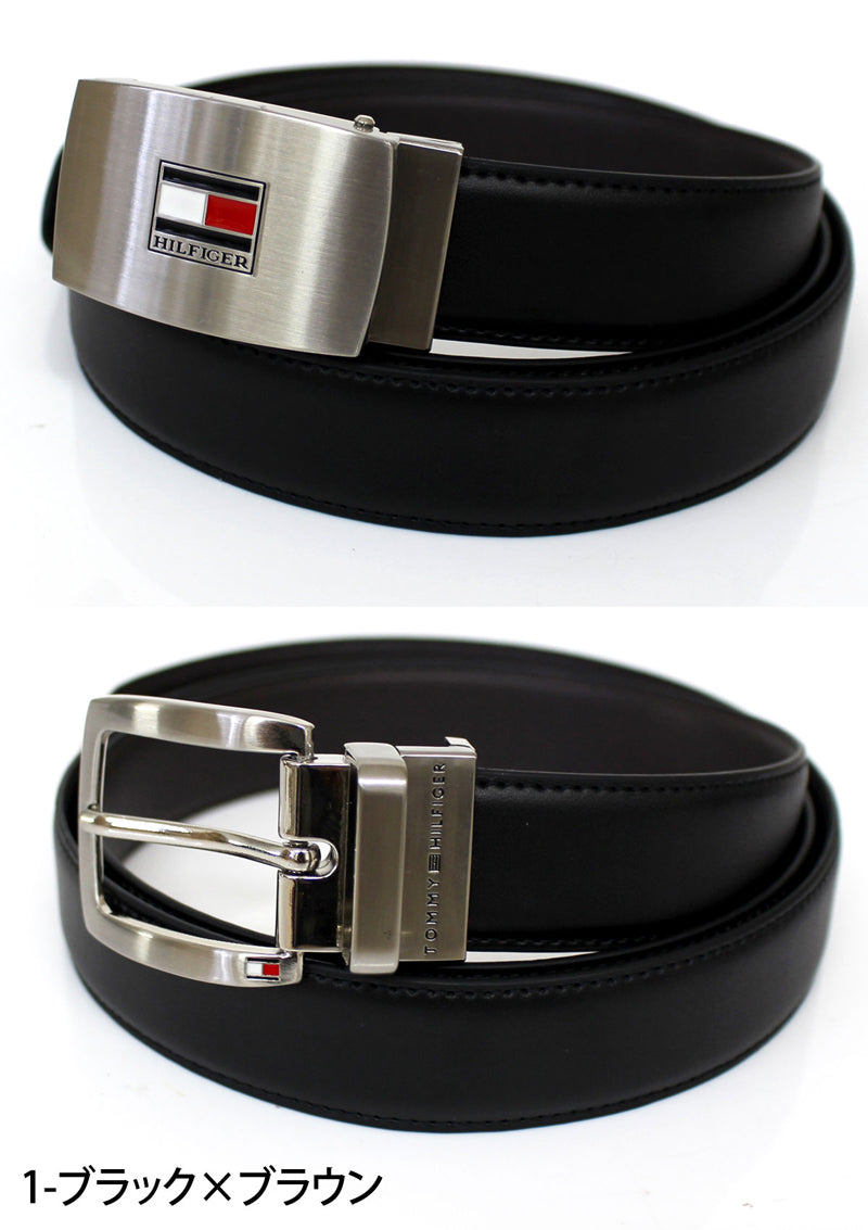 TOMMY HILFIGER トミー ヒルフィガー リアルレザー リバーシブル TOMMY HILFIGER トミー ヒルフィガー リアルレザー リバーシブル