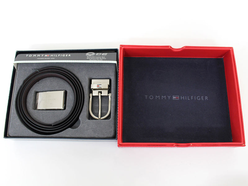 TOMMY HILFIGER トミー ヒルフィガー リアルレザー リバーシブル TOMMY HILFIGER トミー ヒルフィガー リアルレザー リバーシブル