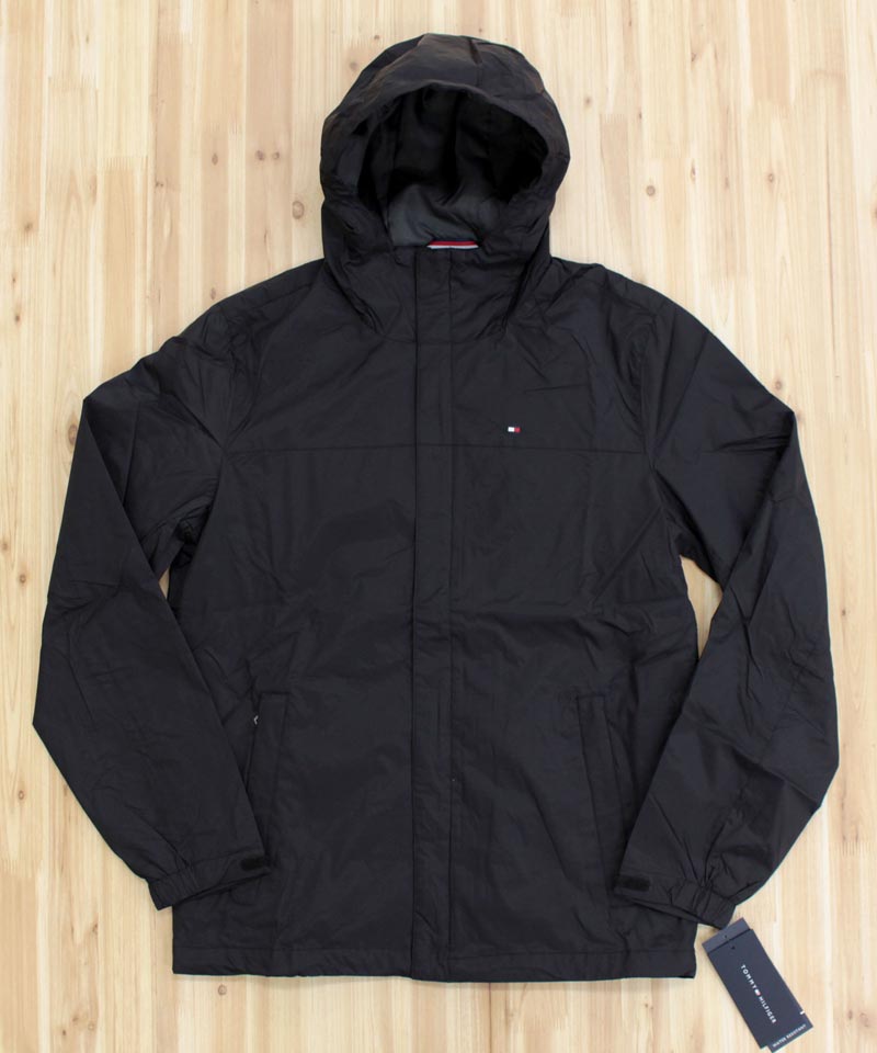 ブランド買蔵 TOMMY HILFIGER ナイロン ジャケット 黒 防寒 【公式通販】