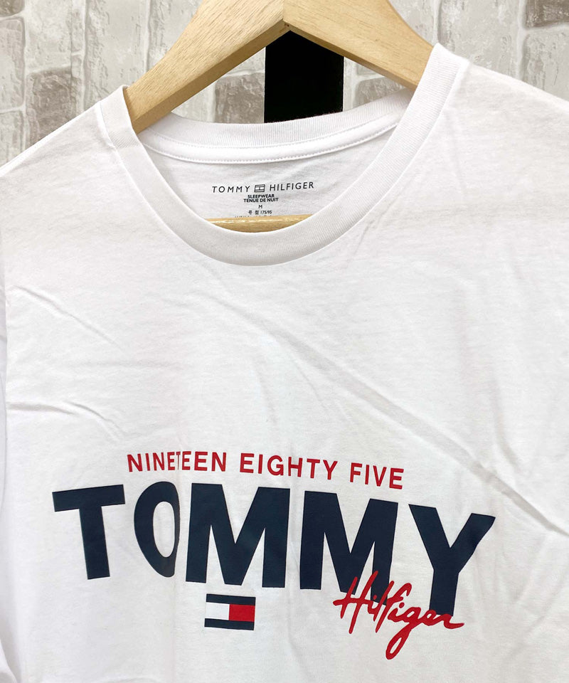 TOMMY HILFIGER トミー ヒルフィガー フロントロゴ クルーネック 半袖T 