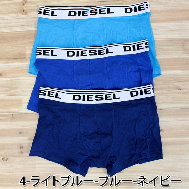 DIESEL ディーゼル 3P 3枚セット ボクサーパンツ トランクス 下着 アンダーウェア 00CKY3 RQARZ – TopIsm