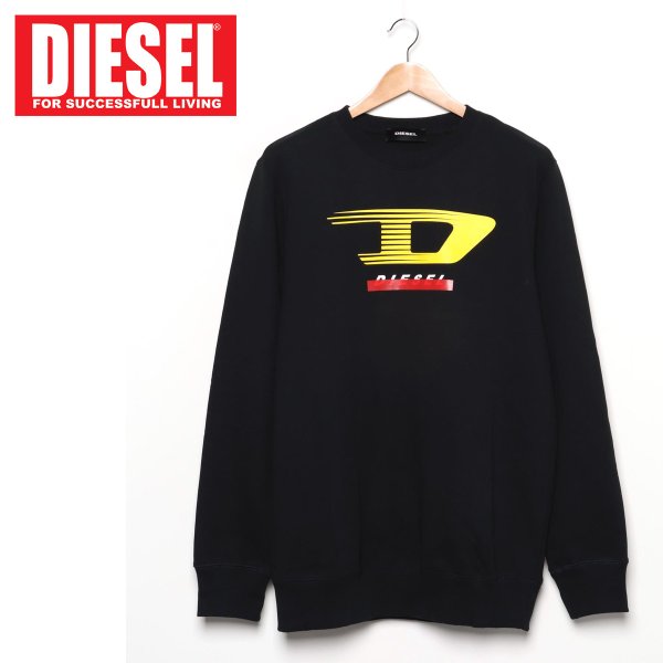 DIESEL ディーゼル グラフィックロゴプリント スウェット プルオーバー 