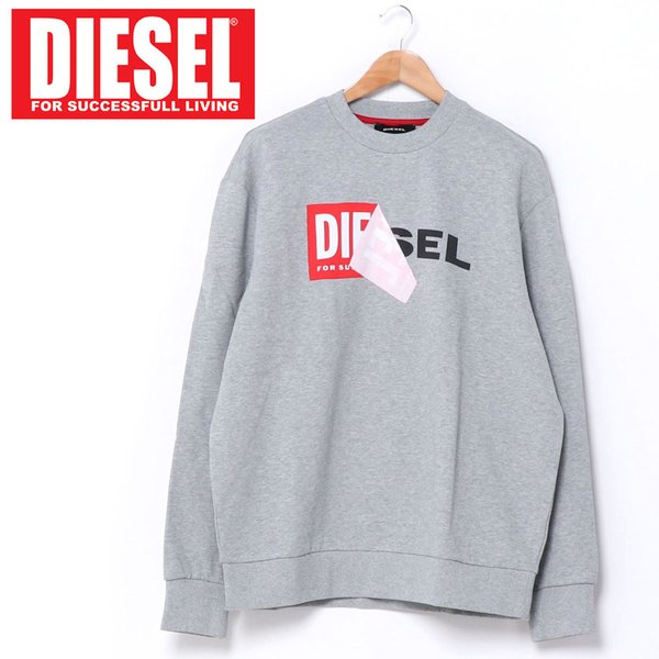 DIESEL クルーネック スウェット DIESEL ディーゼル Wロゴ クルーネック スウェット プルオーバー – TopIsm