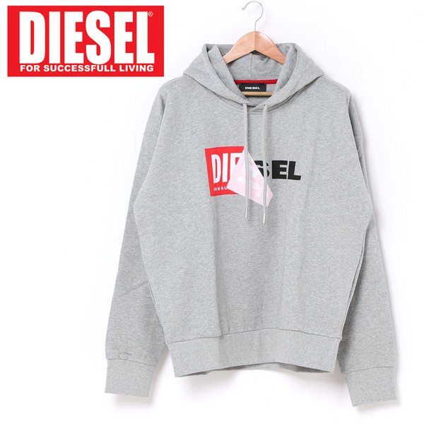 DIESEL ディーゼル Wロゴ スウェット パーカー プルオーバー – TopIsm