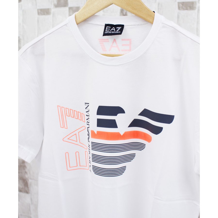 『EMPORIO ARMANI 』アルマーニ グラフィックプリント Tシャツ EMPORIO ARMANI (エンポリオアルマーニ) グラフィック ラメ
