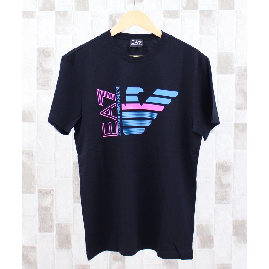 『EMPORIO ARMANI 』アルマーニ グラフィックプリント Tシャツ EMPORIO ARMANI (エンポリオアルマーニ) グラフィック ラメ