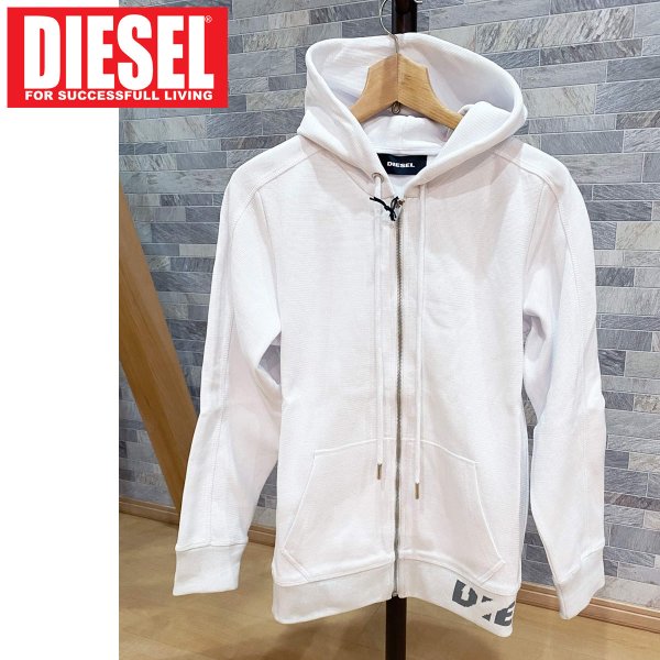 DIESEL ディーゼル ジップアップパーカー ロゴ S-GINA-J FELPA – TopIsm