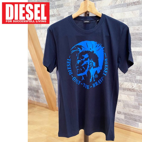 DIESEL ディーゼル ブレイブマン クルーネック Tシャツ ロゴ