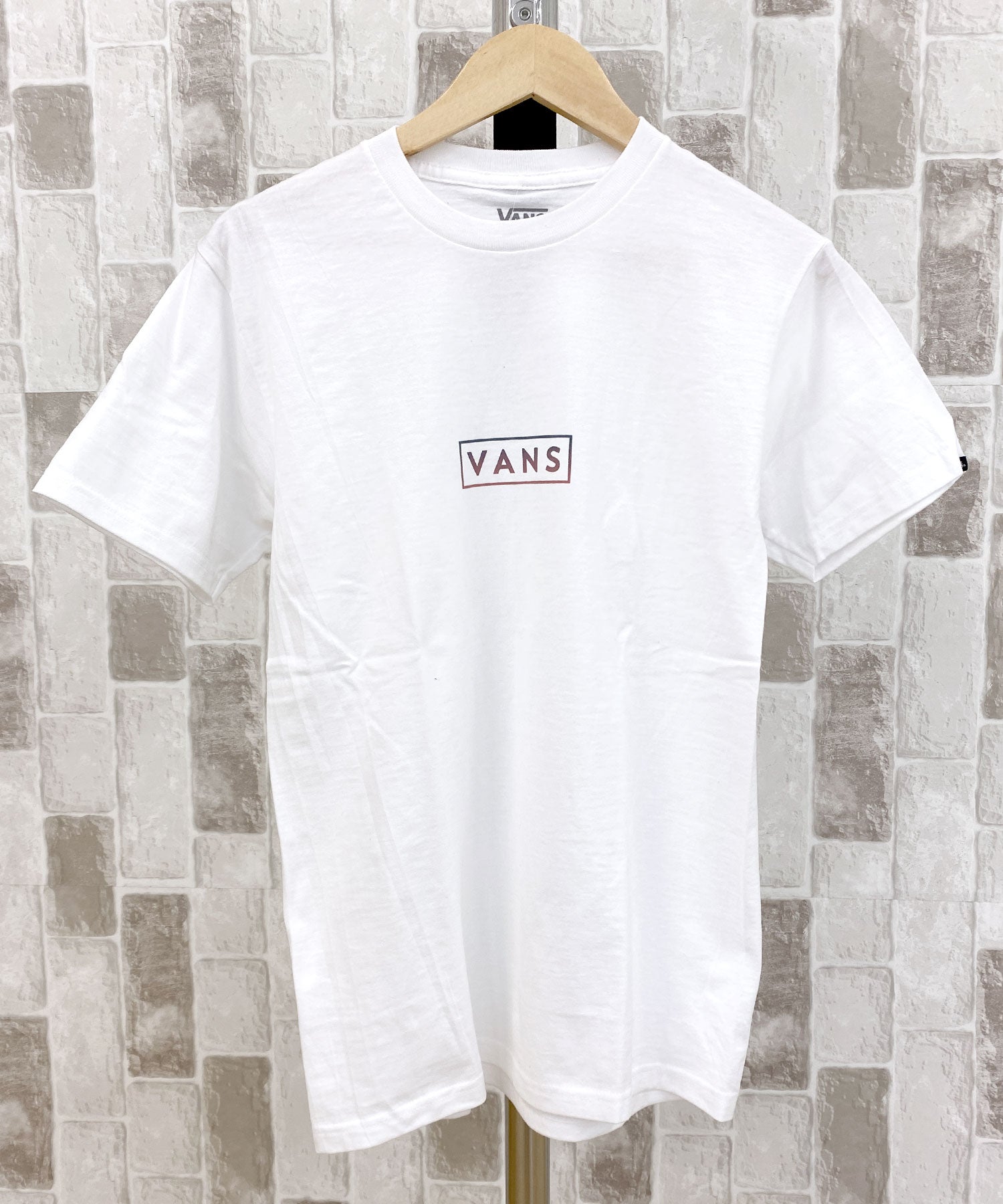 VANS　ヴァンズ　Hanes BODY USA製 Tシャツ VANS バンズ ヴァンズ ボックスロゴクルーネックTシャツ MN